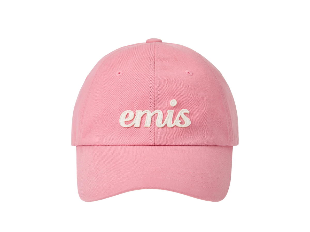 Emis Emis Applique Ball Cap Pink