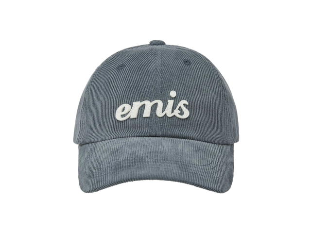Emis Emis Applique Corduroy Ball Cap Ash Blue - view 1