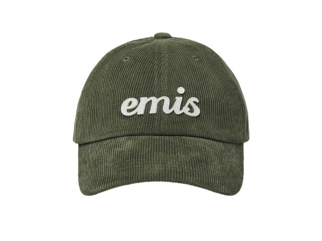 Emis Emis Applique Corduroy Ball Cap Khaki - view 1
