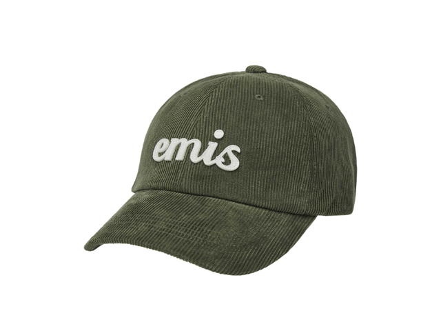 Emis Emis Applique Corduroy Ball Cap Khaki - view 2