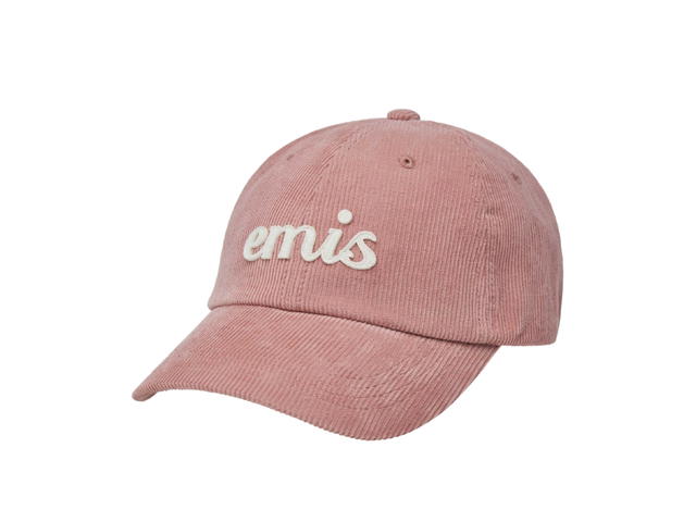 Emis Emis Applique Corduroy Ball Cap Pink - view 2