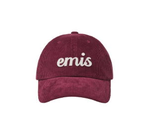 Buy Emis Applique Corduroy Ball Cap Wine at Sasom – Authentic and Ready to Ship