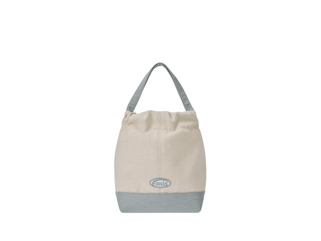 Emis Emis Canvas Tote Bucket Bag Blue - view 1
