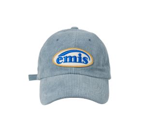 Buy Emis Corduroy Wappen Ball Cap Ash Blue at Sasom – Authentic and Ready to Ship