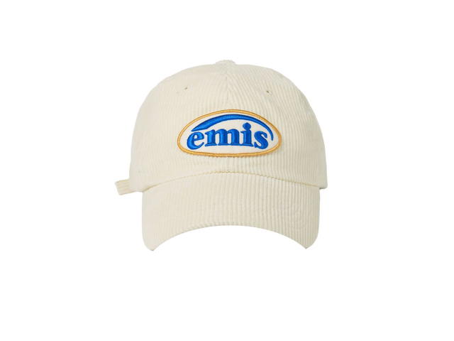Emis Emis Corduroy Wappen Ball Cap Cream - view 1