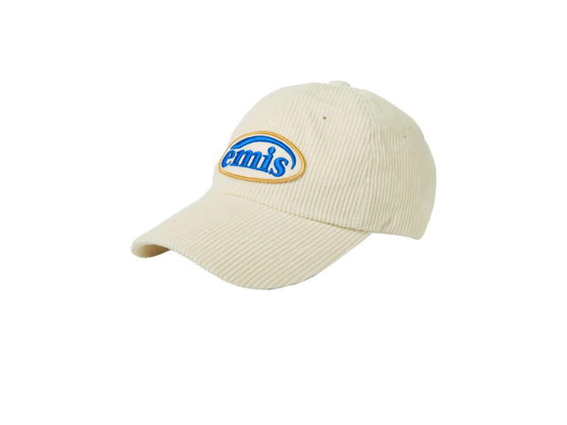 Emis Emis Corduroy Wappen Ball Cap Cream - view 2
