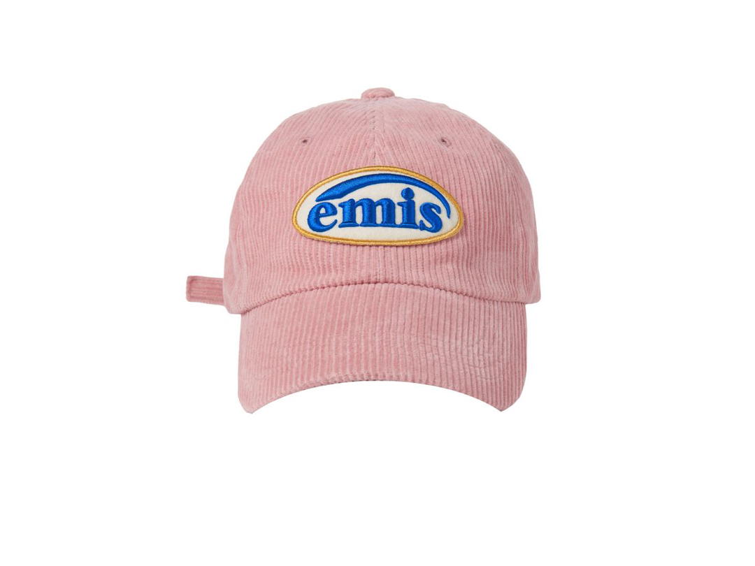 Emis Emis Corduroy Wappen Ball Cap Pink