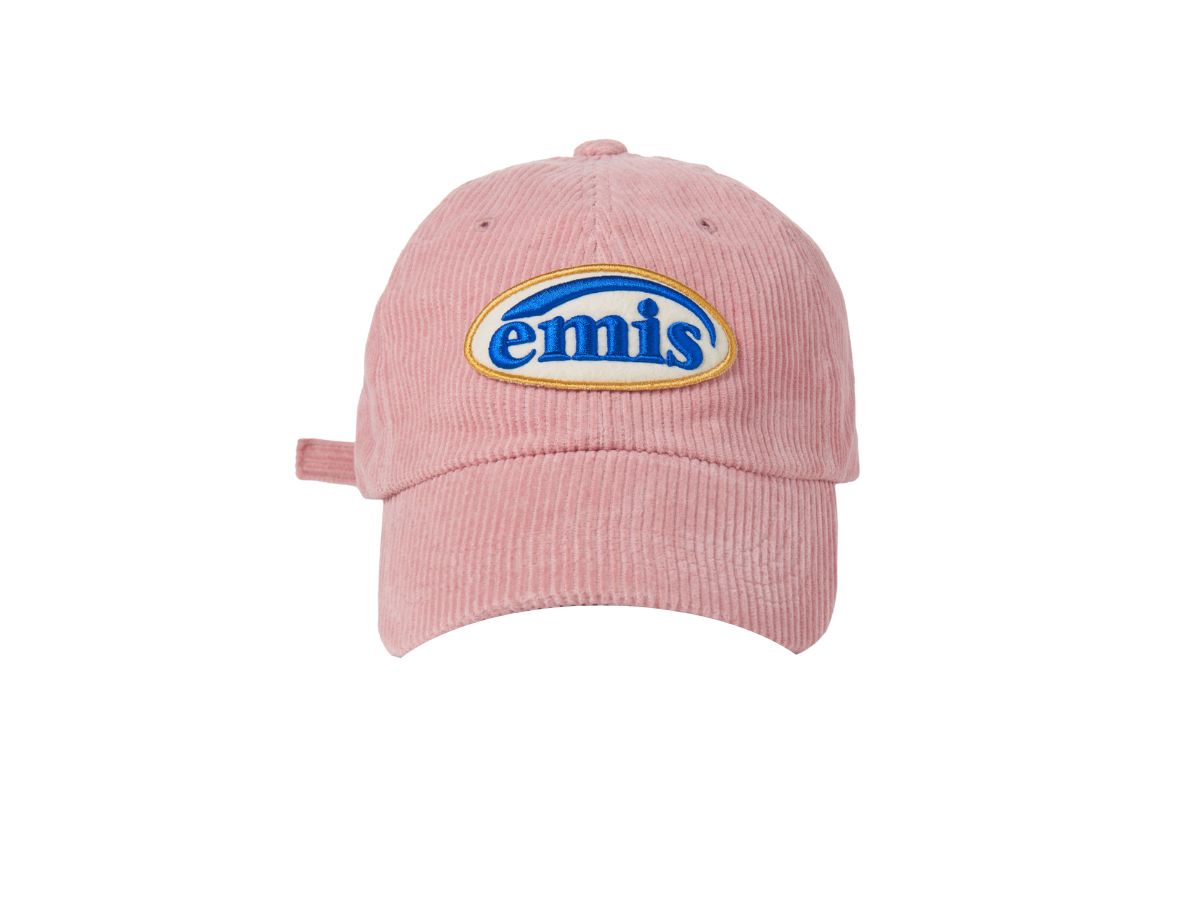 Emis Emis Corduroy Wappen Ball Cap Pink