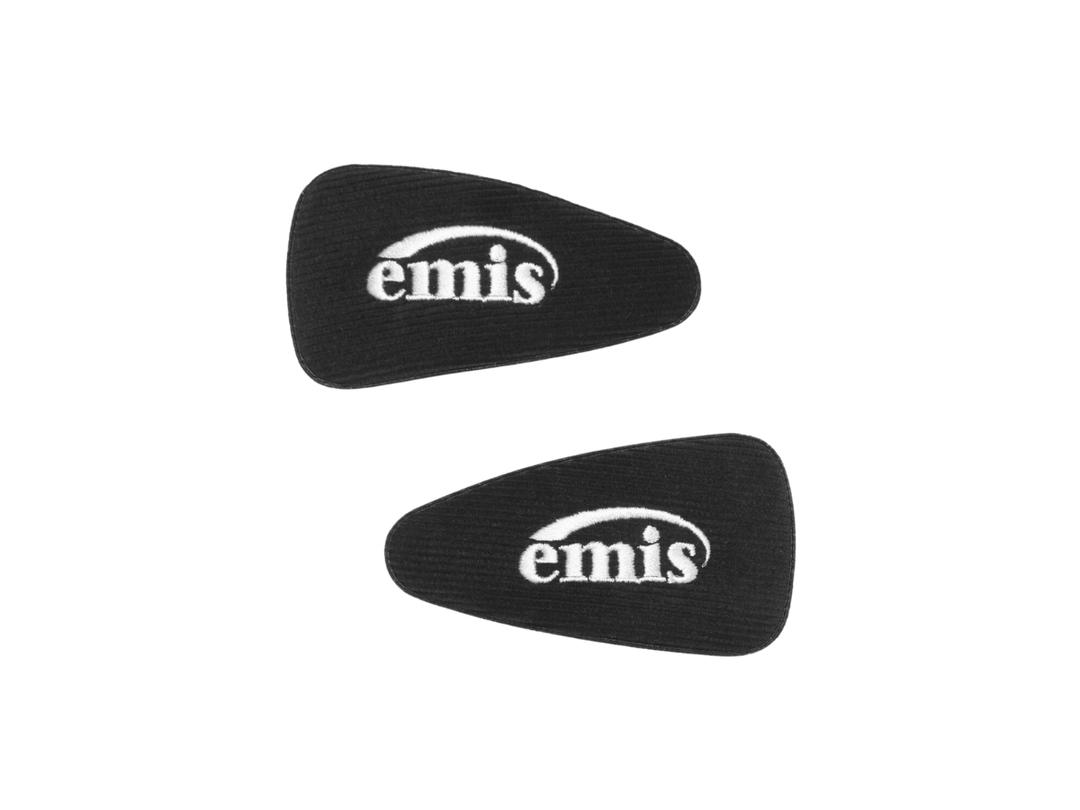 Emis Emis Corduroy Wide Hairpin Black