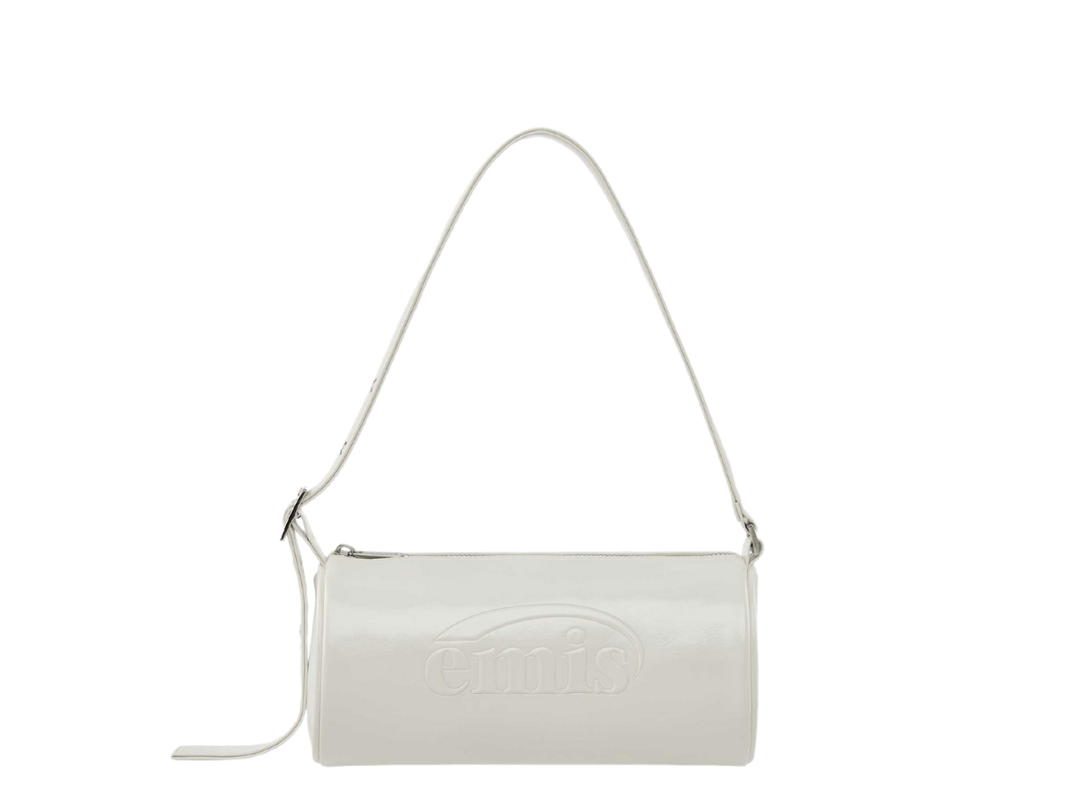Emis Emis Embossed Barrel Bag Ivory