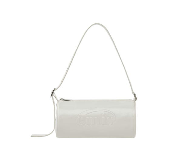 Emis Emis Embossed Barrel Bag Ivory - view 1
