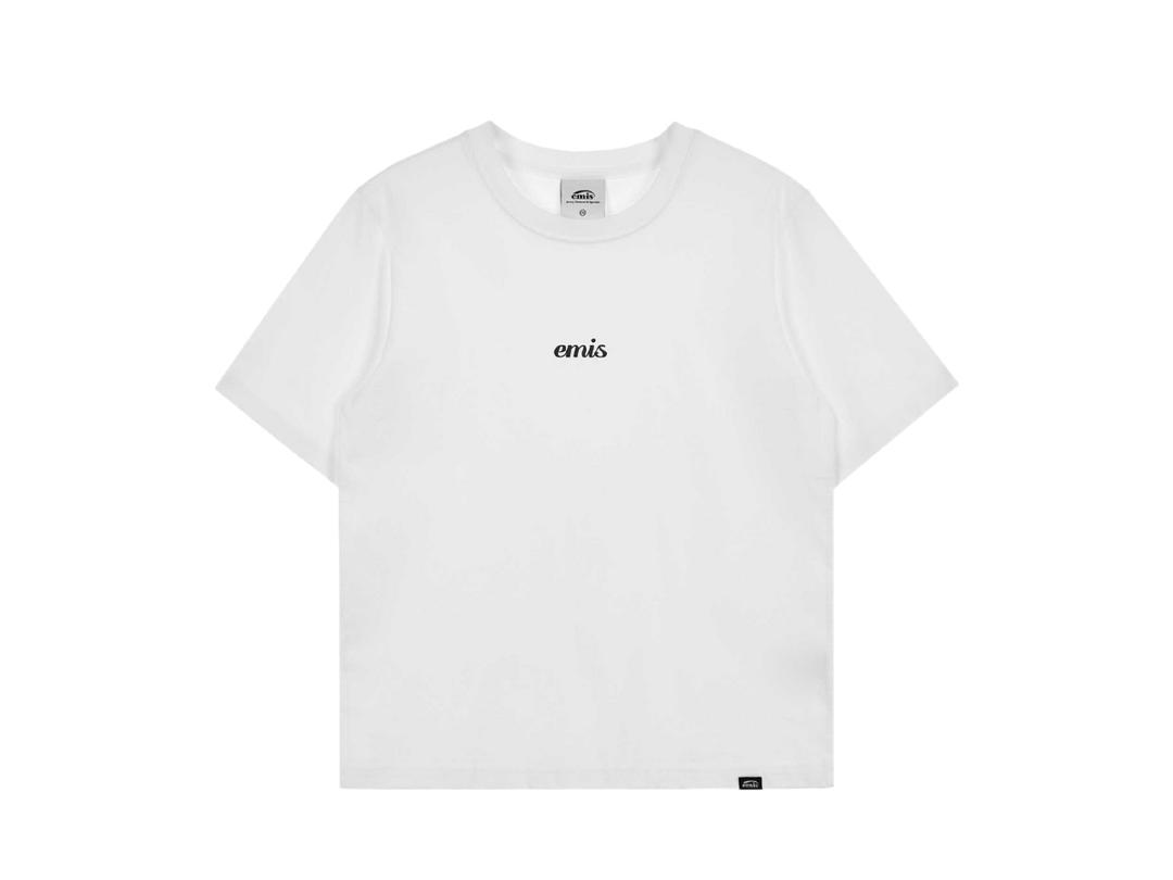 Emis Emis Embossing Logo T-Shirts White