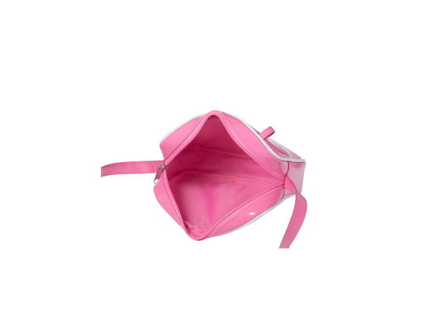 Emis Emis Enamel Shoulder Bag With Coin Purse Set-Pink - view 5
