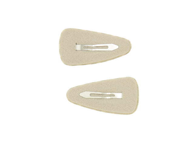 Emis Emis Gingham Check Wide Hairpin Beige - view 2