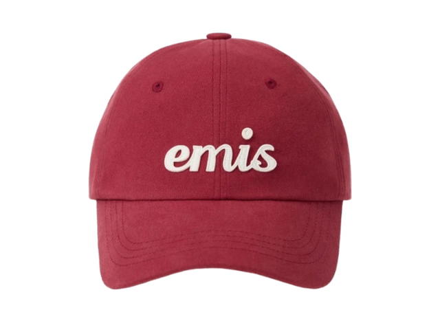 Emis Emis Applique Ball Cap Red - view 1