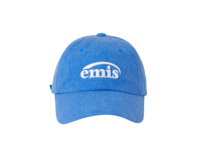 Emis Emis New Logo Pigment Ball Cap Blue - view 1