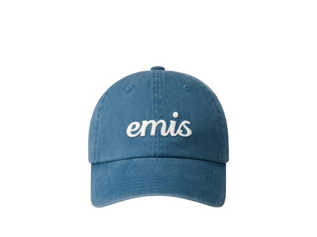 Emis Emis Vintage Pigment Ball Cap Blue Green - view 1