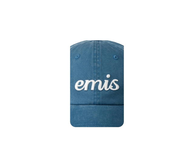 Emis Emis Vintage Pigment Ball Cap Blue Green - view 4