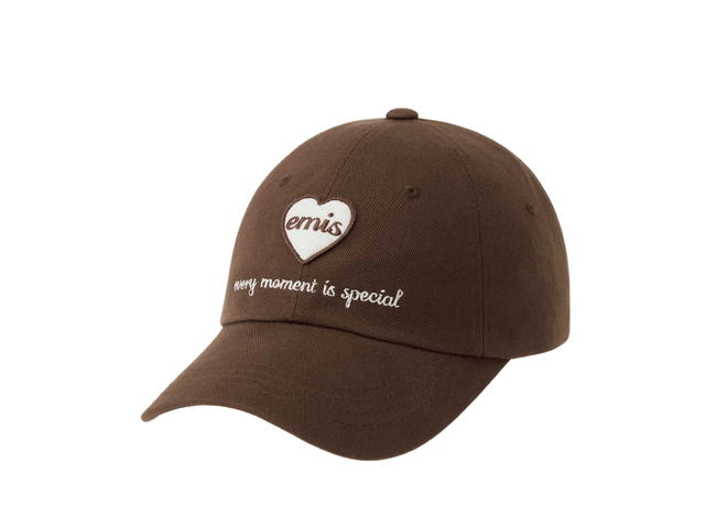 Emis Emis Heart Wappen Ball Cap Brown - view 2