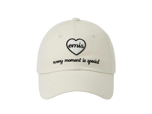 Emis Emis Heart Wappen Ball Cap Cream - view 1