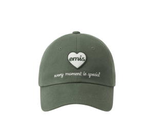 Buy Emis Heart Wappen Ball Cap Khaki at Sasom – Authentic and Ready to Ship