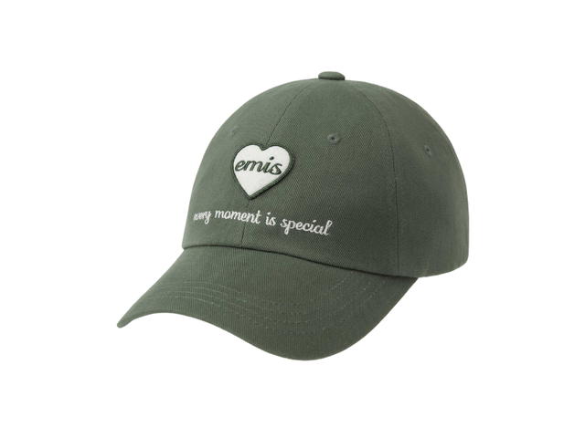 Emis Emis Heart Wappen Ball Cap Khaki - view 2