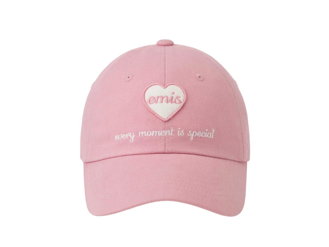 Emis Emis Heart Wappen Ball Cap Pink