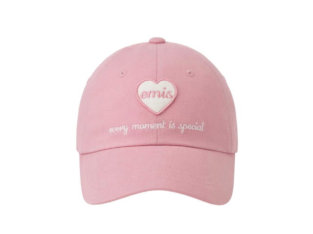 Emis Emis Heart Wappen Ball Cap Pink - view 1