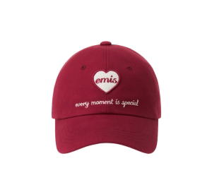Buy Emis Heart Wappen Ball Cap Red at Sasom – Authentic and Ready to Ship