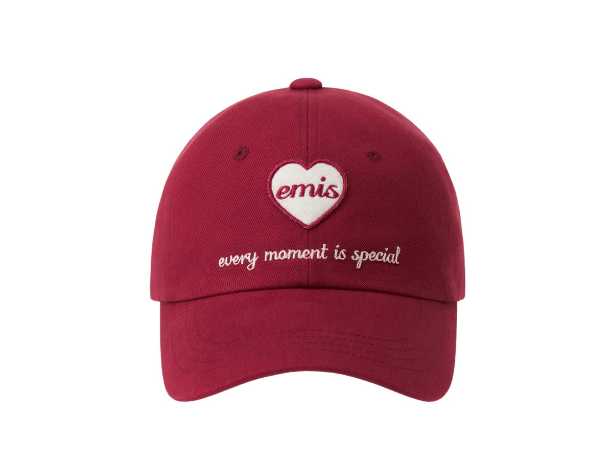 Emis Emis Heart Wappen Ball Cap Red