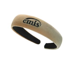 Buy Emis New Logo Hairband Beige at Sasom – Authentic and Ready to Ship