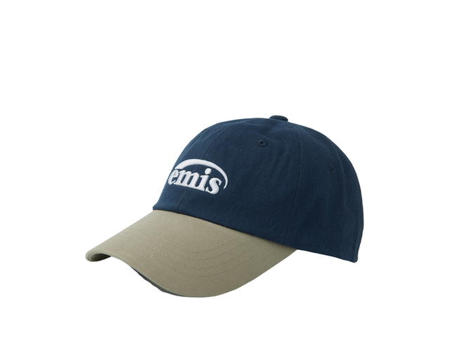Emis Emis New Logo Mix Ball Cap Beige Navy - view 2