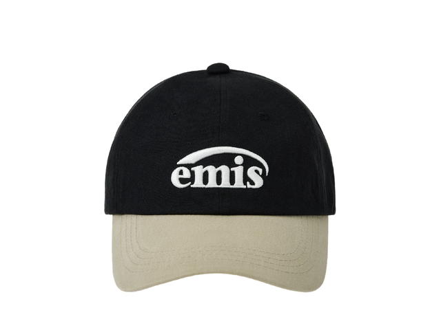 Emis Emis New Logo Mix Ball Cap Renewal Beige Black - view 1