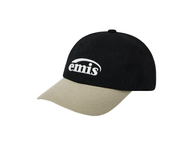 Emis Emis New Logo Mix Ball Cap Renewal Beige Black - view 2