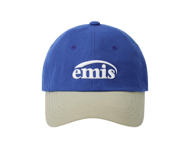 Emis Emis New Logo Mix Ball Cap Renewal Beige Blue - view 1