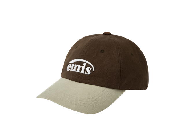 Emis Emis New Logo Mix Ball Cap Renewal Beige Brown - view 2
