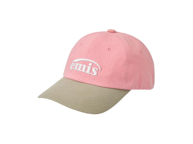 Emis Emis New Logo Mix Ball Cap Renewal Beige Pink - view 2