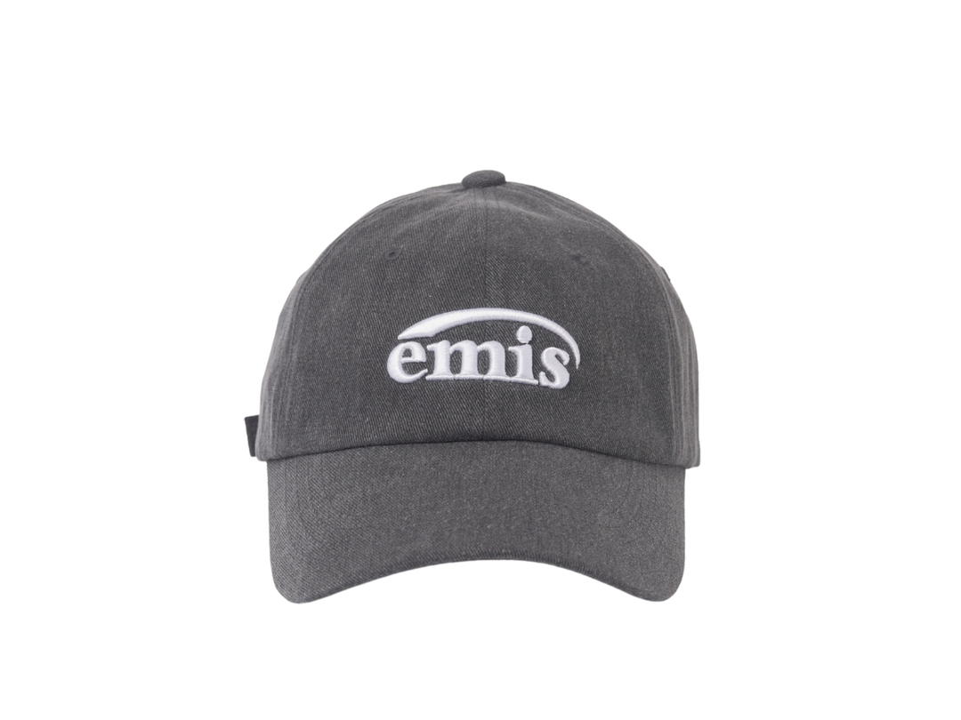 Emis Emis New Logo Pigment Ball Cap Black