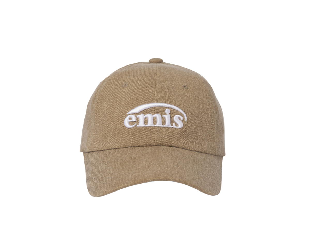Emis Emis New Logo Pigment Ball Cap Brown