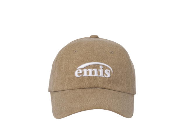 Emis Emis New Logo Pigment Ball Cap Brown - view 1