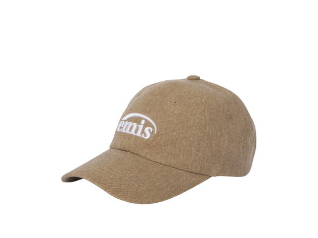Emis Emis New Logo Pigment Ball Cap Brown - view 3