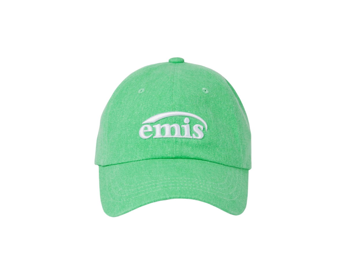 Emis Emis New Logo Pigment Ball Cap Green