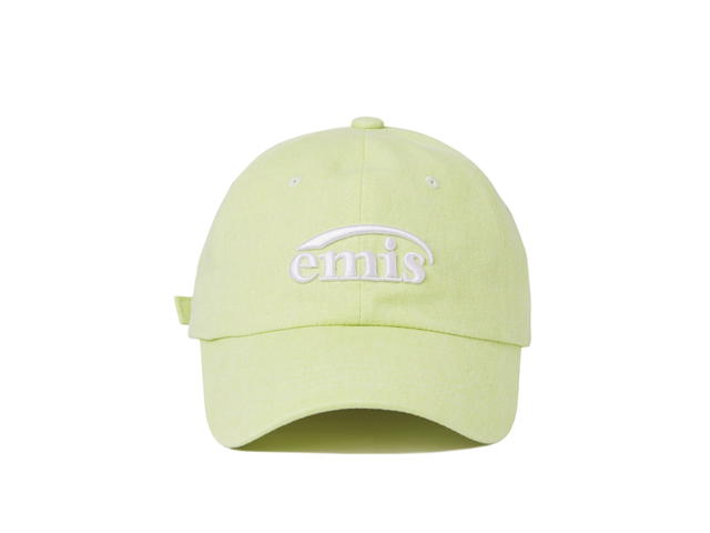 Emis Emis New Logo Pigment Ball Cap Lime - view 1