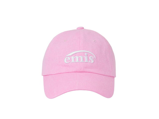 Emis Emis New Logo Pigment Ball Cap Pink - view 1