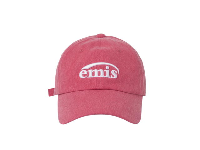 Emis Emis New Logo Pigment Ball Cap Red - view 1