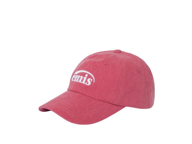 Emis Emis New Logo Pigment Ball Cap Red - view 3