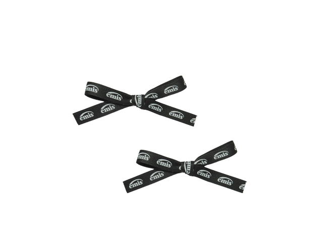 Emis Emis New Logo Ribbon Hair Clip Black - view 1