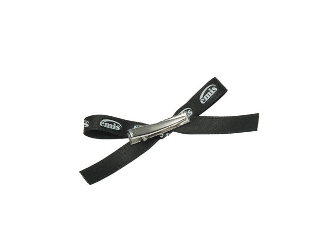 Emis Emis New Logo Ribbon Hair Clip Black - view 2