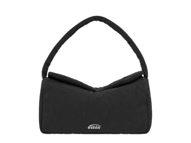 Emis Emis Nylon Padded Shoulder Bag Black - view 1