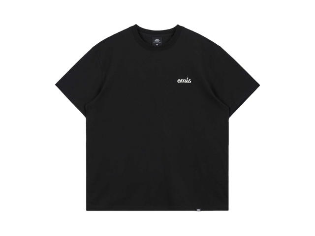 Emis Emis Oversized Embossing Logo T-Shirts Black - view 1